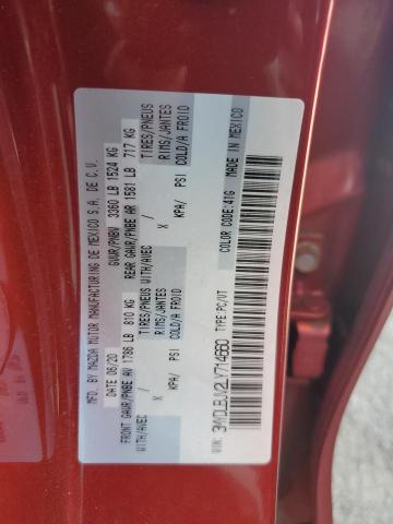 2020 TOYOTA YARIS LE  