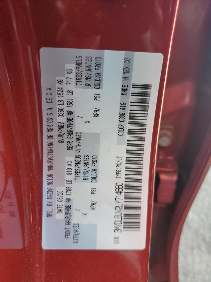 2020 Toyota Yaris Le VIN: 3MYDLBJV2LY714660 Lot: 70903415