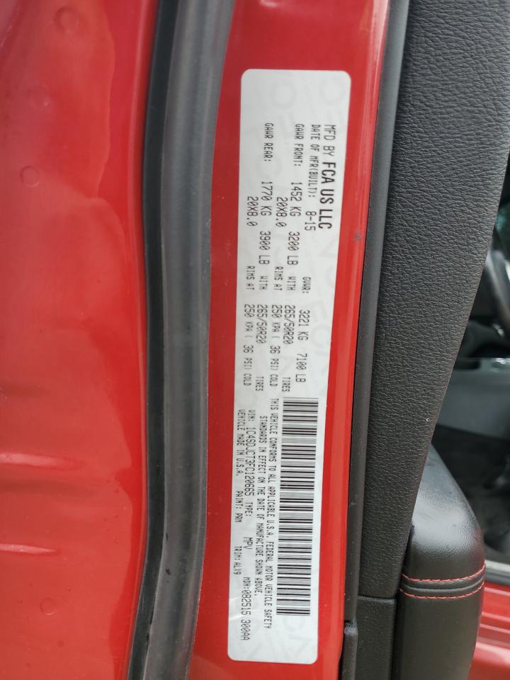 2015 Dodge Durango R/T VIN: 1C4SDJCT3FC120665 Lot: 71493095