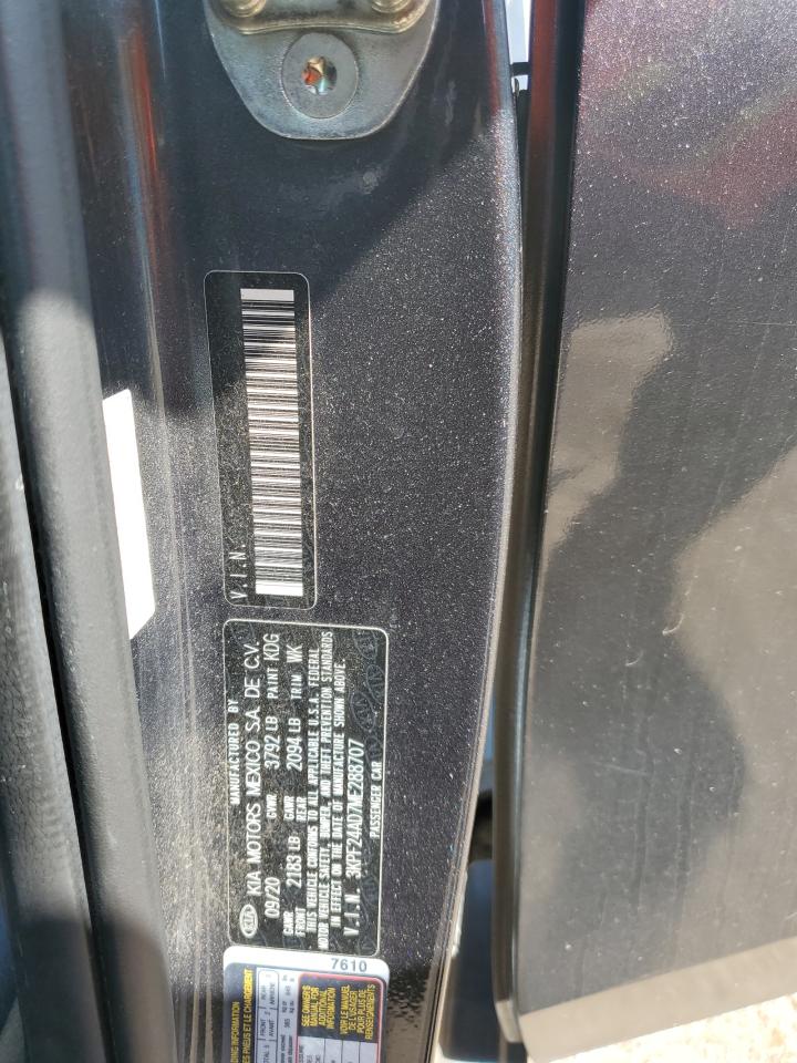 2021 Kia Forte Fe VIN: 3KPF24AD7ME288707 Lot: 80463925