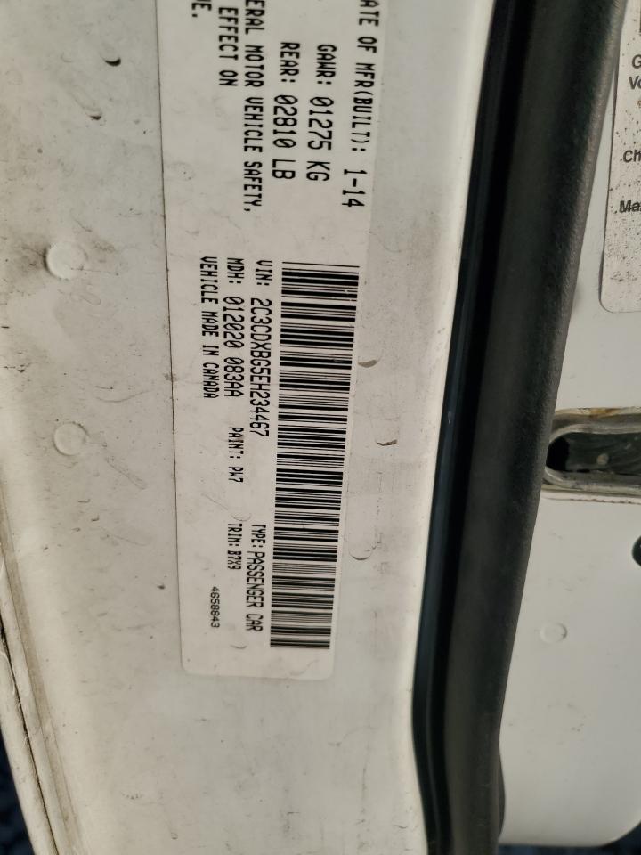 2014 Dodge Charger Se VIN: 2C3CDXBG5EH234467 Lot: 70047405