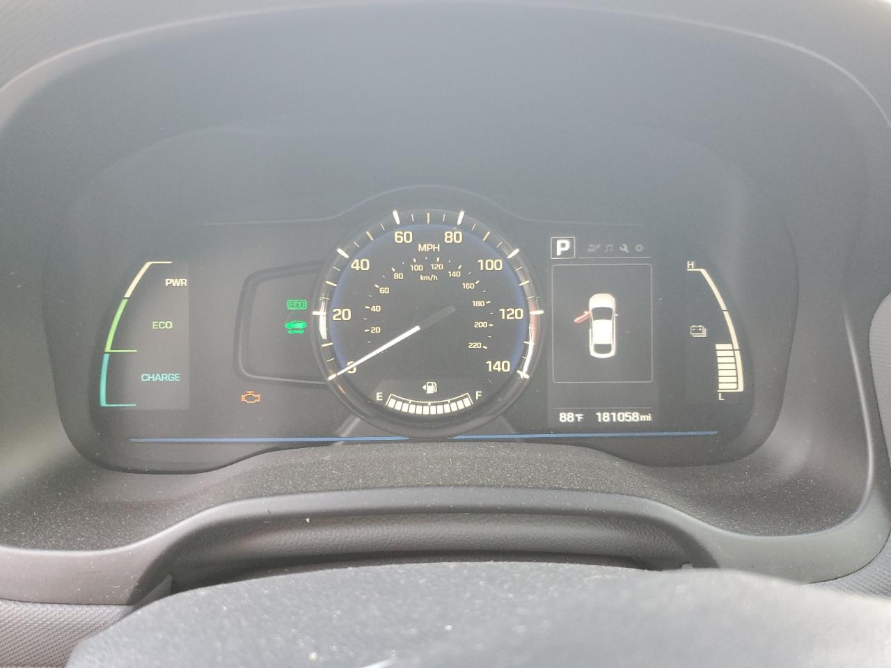 2017 Hyundai Ioniq Blue VIN: KMHC65LC4HU031153 Lot: 80915715