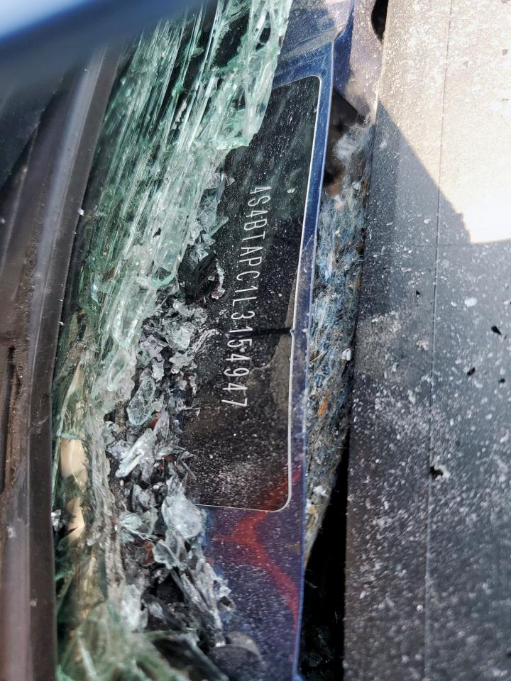 2020 Subaru Outback Touring VIN: 4S4BTAPC1L3154947 Lot: 81044295