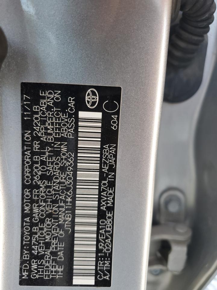 2018 Toyota Camry L VIN: JTNB11HK6J3049362 Lot: 83960865