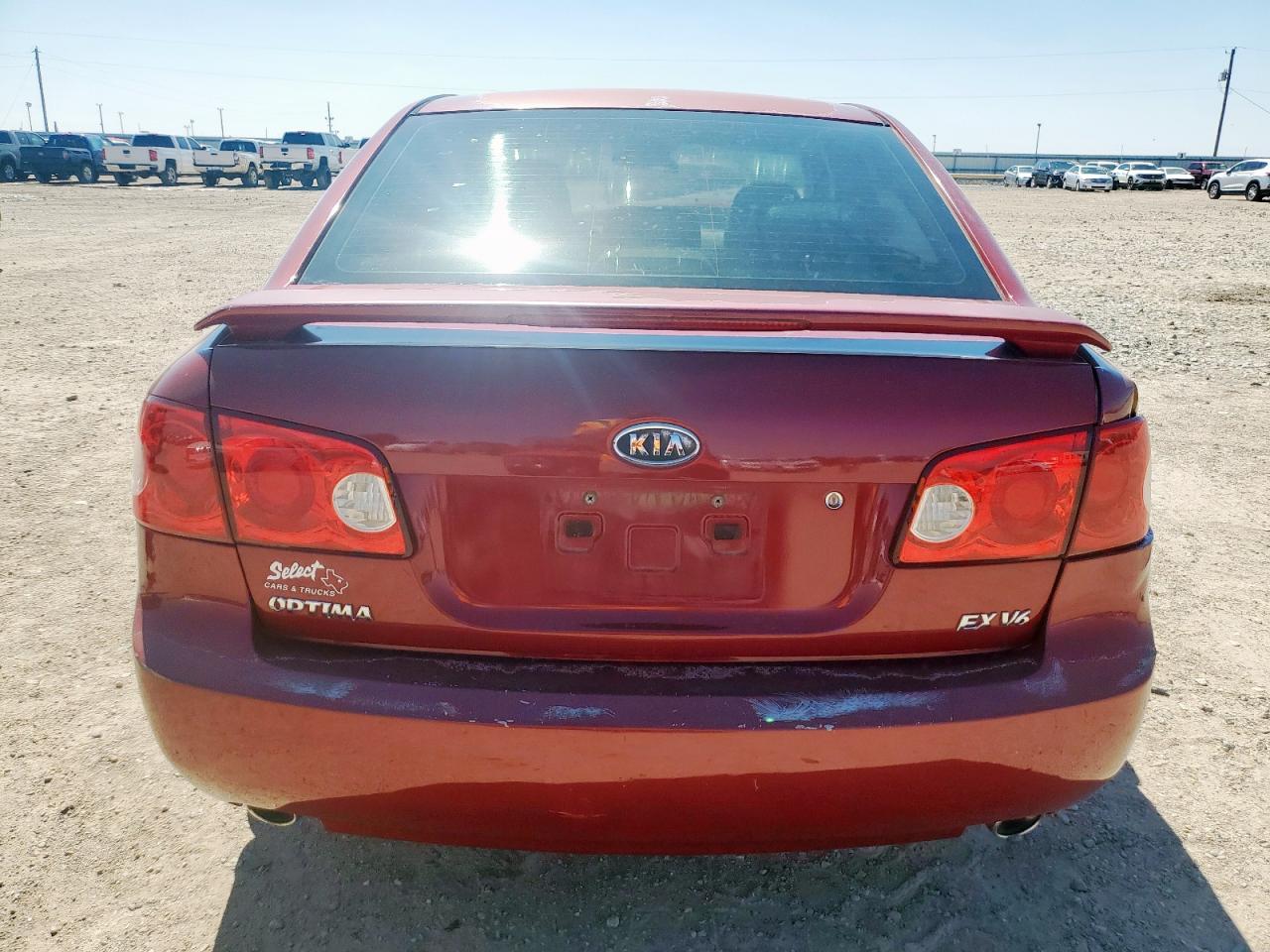 2007 Kia Optima Lx VIN: KNAGE124X75133591 Lot: 80785395