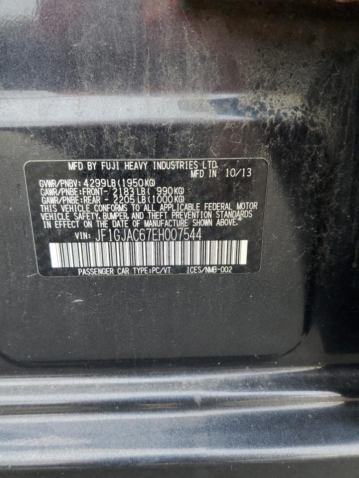 2014 Subaru Impreza Premium VIN: JF1GJAC67EH007544 Lot: 81752885