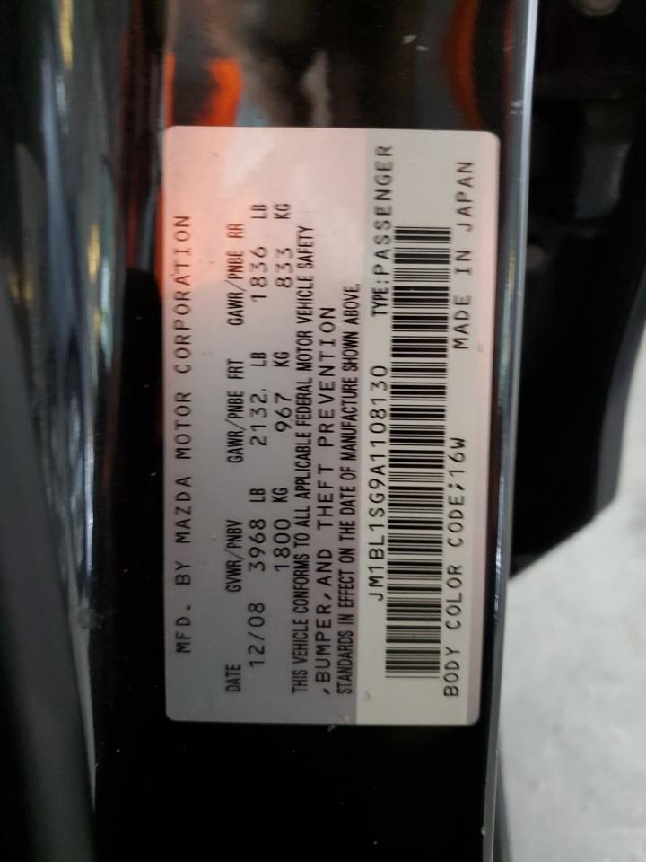 2010 Mazda 3 I VIN: JM1BL1SG9A1108130 Lot: 80129885