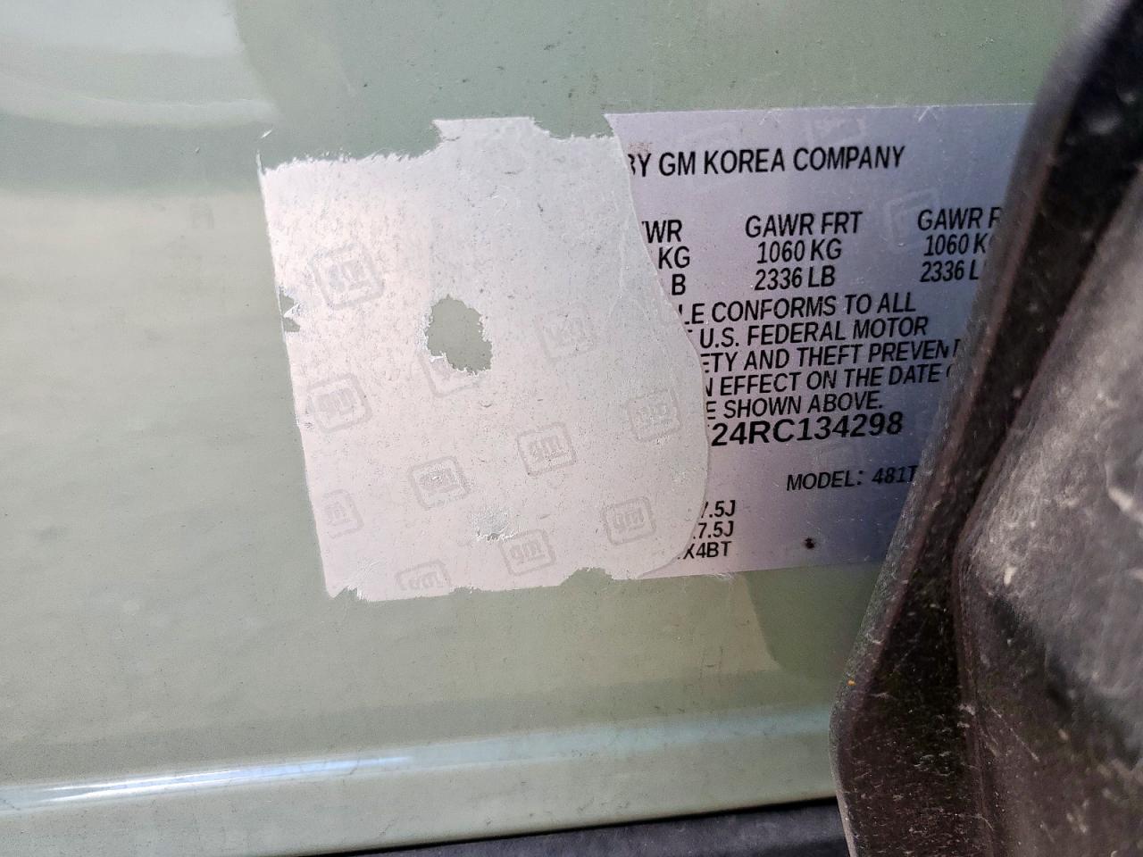 2024 Chevrolet Trax 1Rs VIN: KL77LGE24RC134298 Lot: 83802215