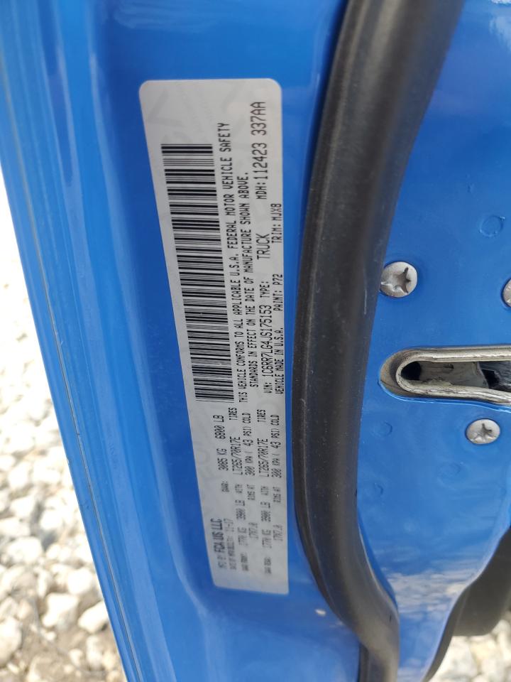 2018 Ram 1500 Slt VIN: 1C6RR7LG4JS175153 Lot: 82126115