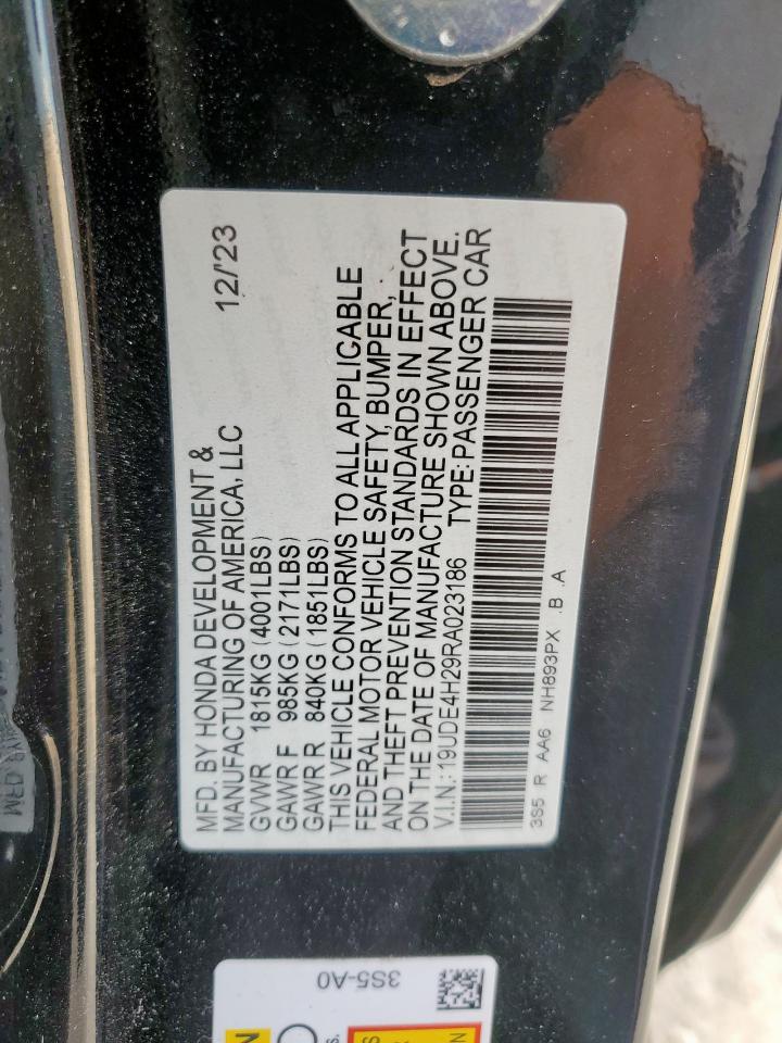 2024 Acura Integra VIN: 19UDE4H29RA023186 Lot: 84646845