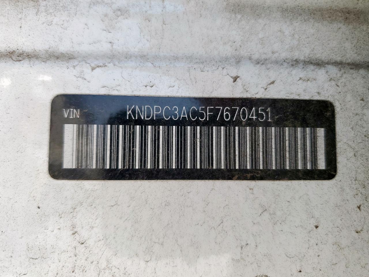 2015 Kia Sportage Ex VIN: KNDPC3AC5F7670451 Lot: 80747055
