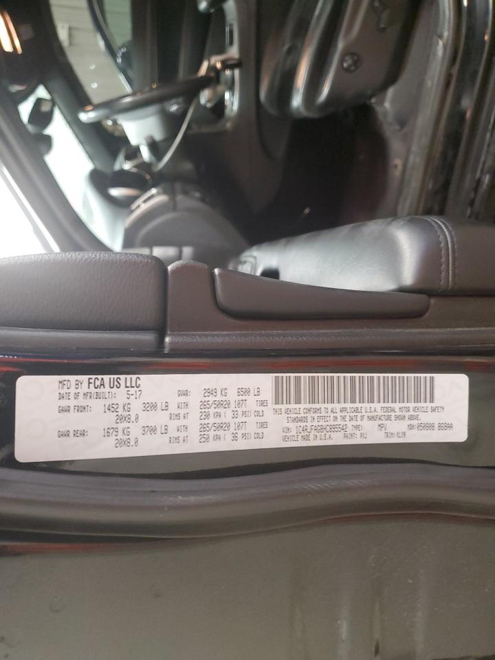 2017 Jeep Grand Cherokee Laredo VIN: 1C4RJFAG8HC895542 Lot: 84622265