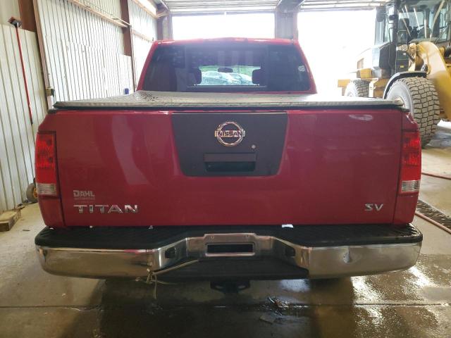 Pickups NISSAN TITAN 2012 Red