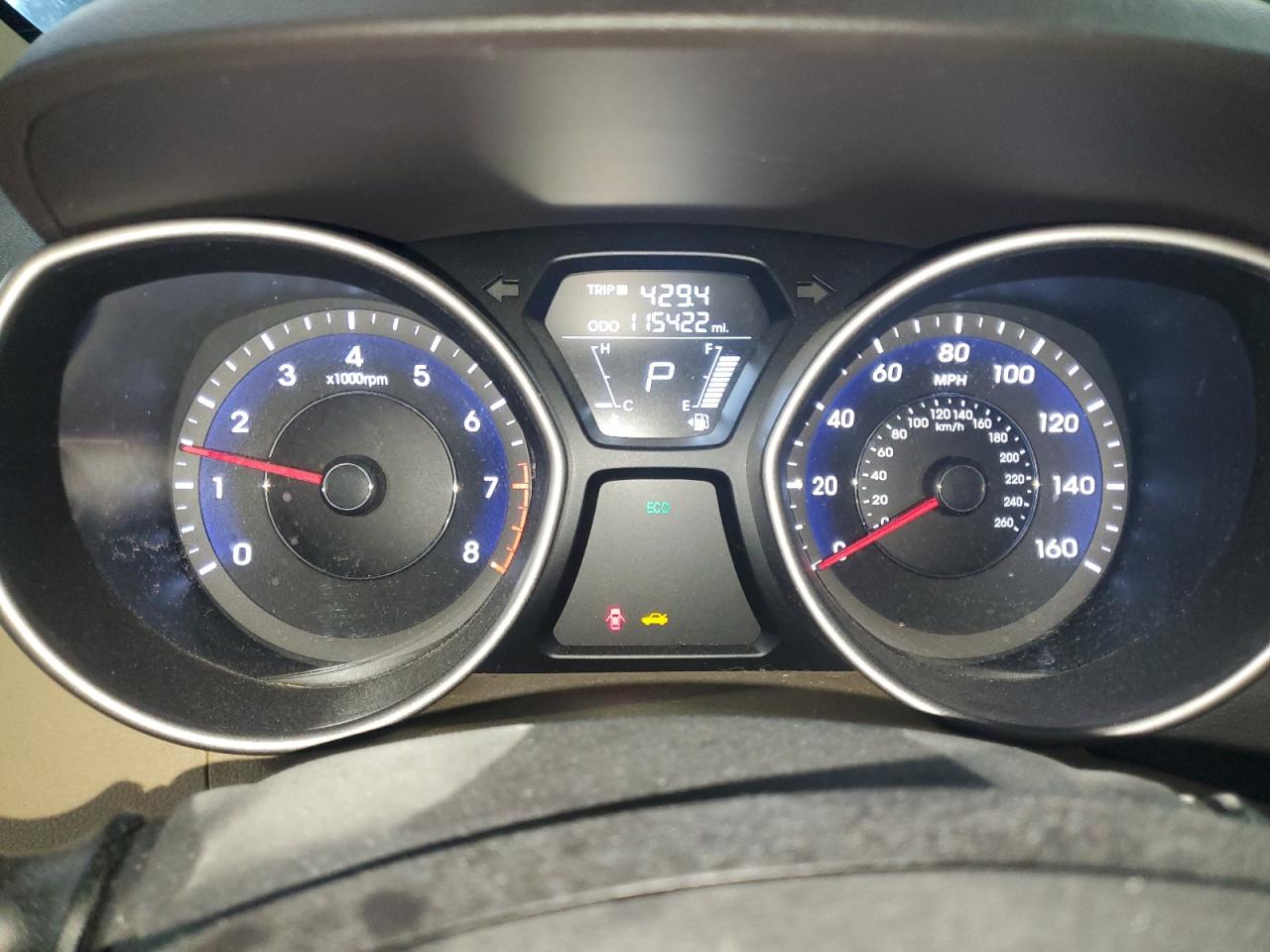 2013 Hyundai Elantra Gls VIN: 5NPDH4AE9DH191423 Lot: 80837975