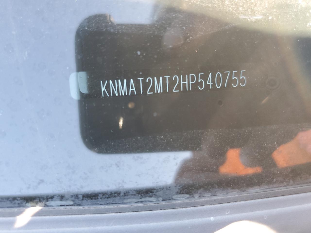 2017 Nissan Rogue S VIN: KNMAT2MT2HP540755 Lot: 80743655