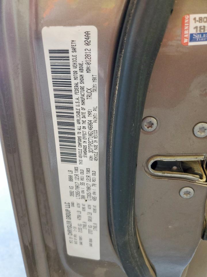 2010 Dodge Ram 2500 VIN: 3D7TP2CT1AG146064 Lot: 84547815