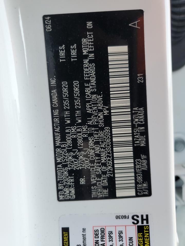 2025 Lexus Nx 350 Luxury VIN: 2T2KGCEZ3SC065099 Lot: 70553685