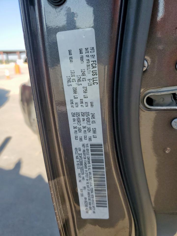 2019 Dodge Journey Se VIN: 3C4PDCBB8KT835370 Lot: 84171235