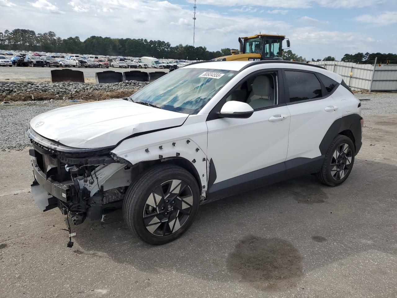 2024 Hyundai Kona Sel white null gas KM8HB3AB1RU086676 photo #1
