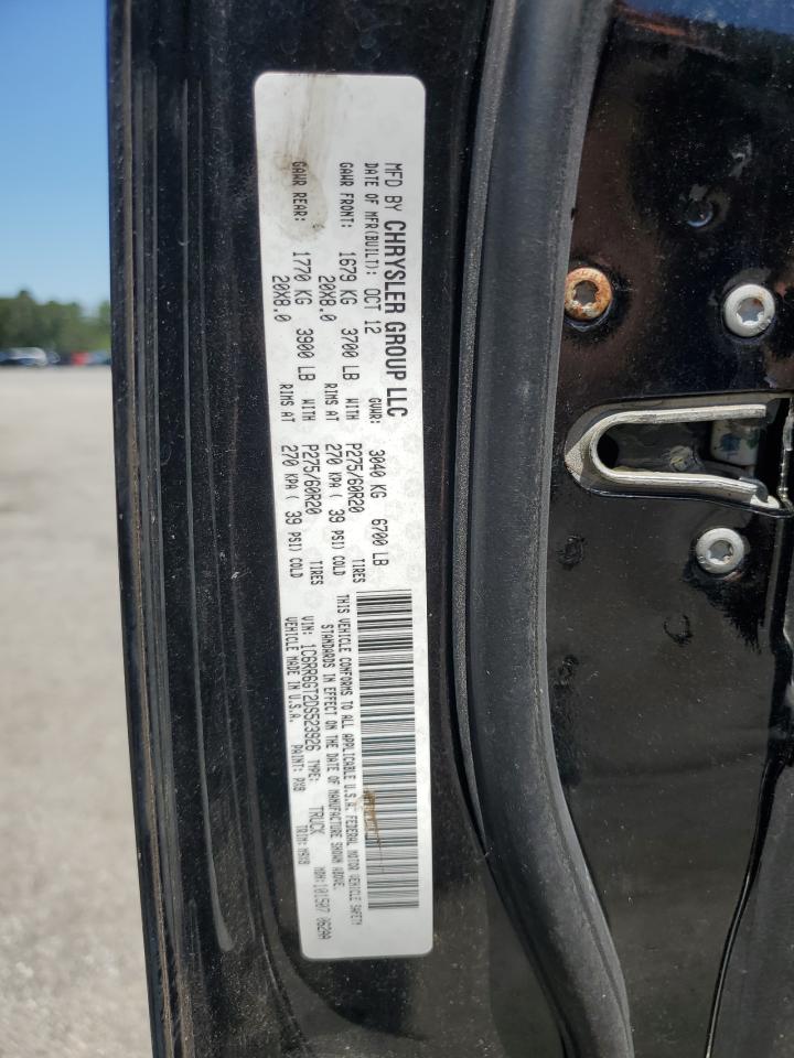 2013 Ram 1500 Slt VIN: 1C6RR6GT2DS523926 Lot: 71437455