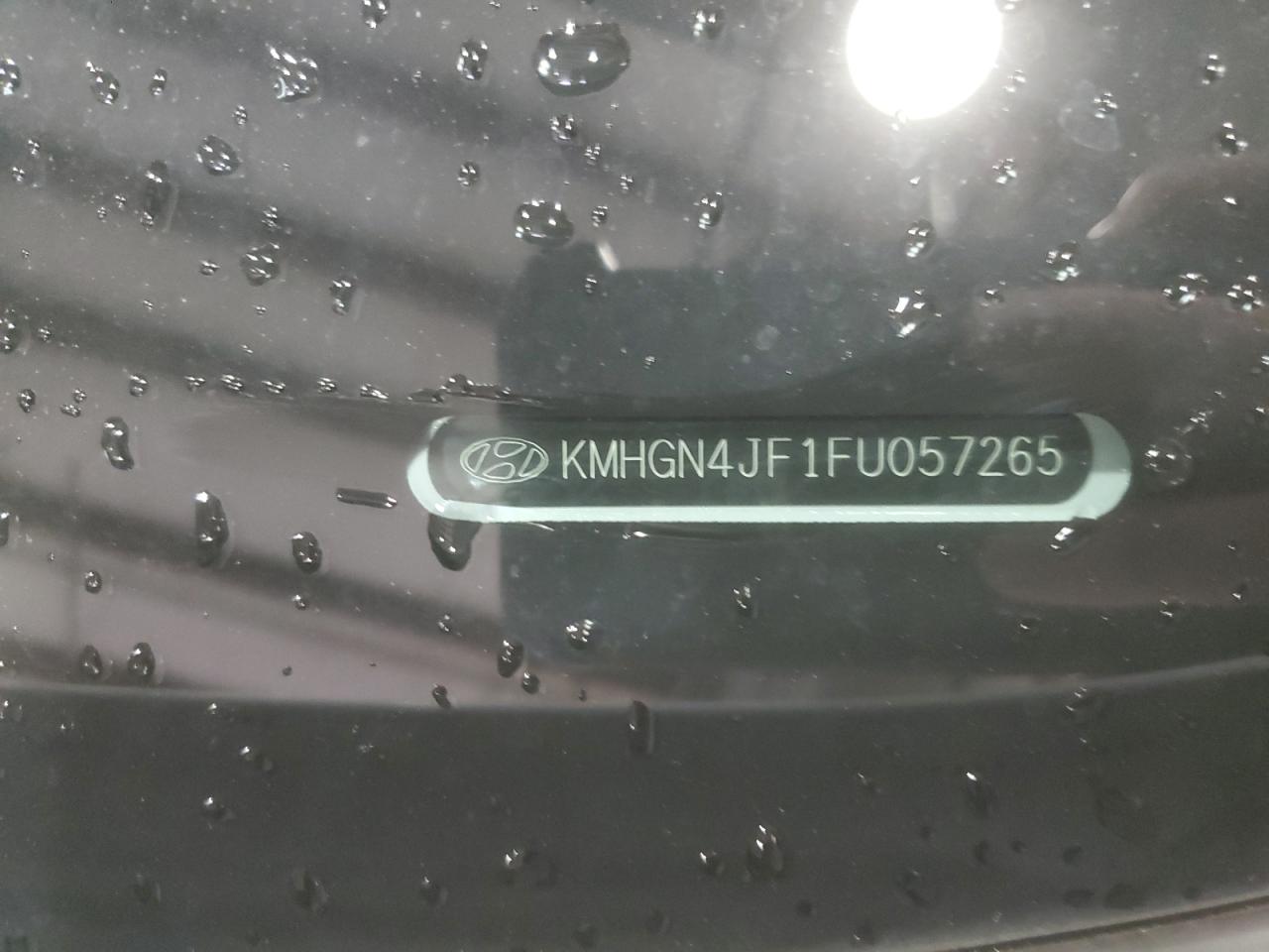 2015 Hyundai Genesis 5.0L VIN: KMHGN4JF1FU057265 Lot: 80939495