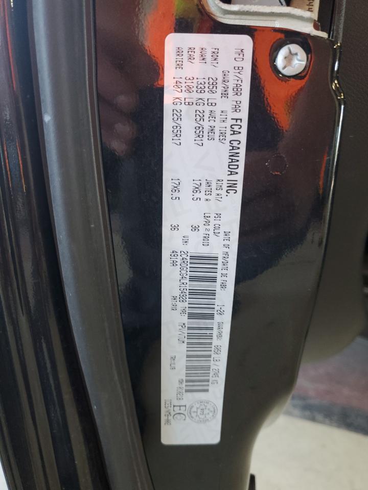 2020 Dodge Grand Caravan Sxt VIN: 2C4RDGCG4LR154928 Lot: 71782845