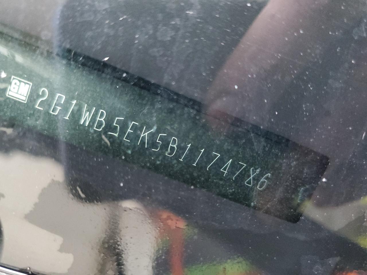 2011 Chevrolet Impala Lt VIN: 2G1WB5EK5B1174786 Lot: 71474355