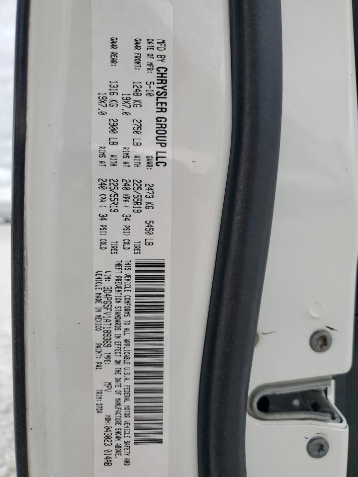 2010 Dodge Journey Sxt VIN: 3D4PG5FV1AT189369 Lot: 83823725