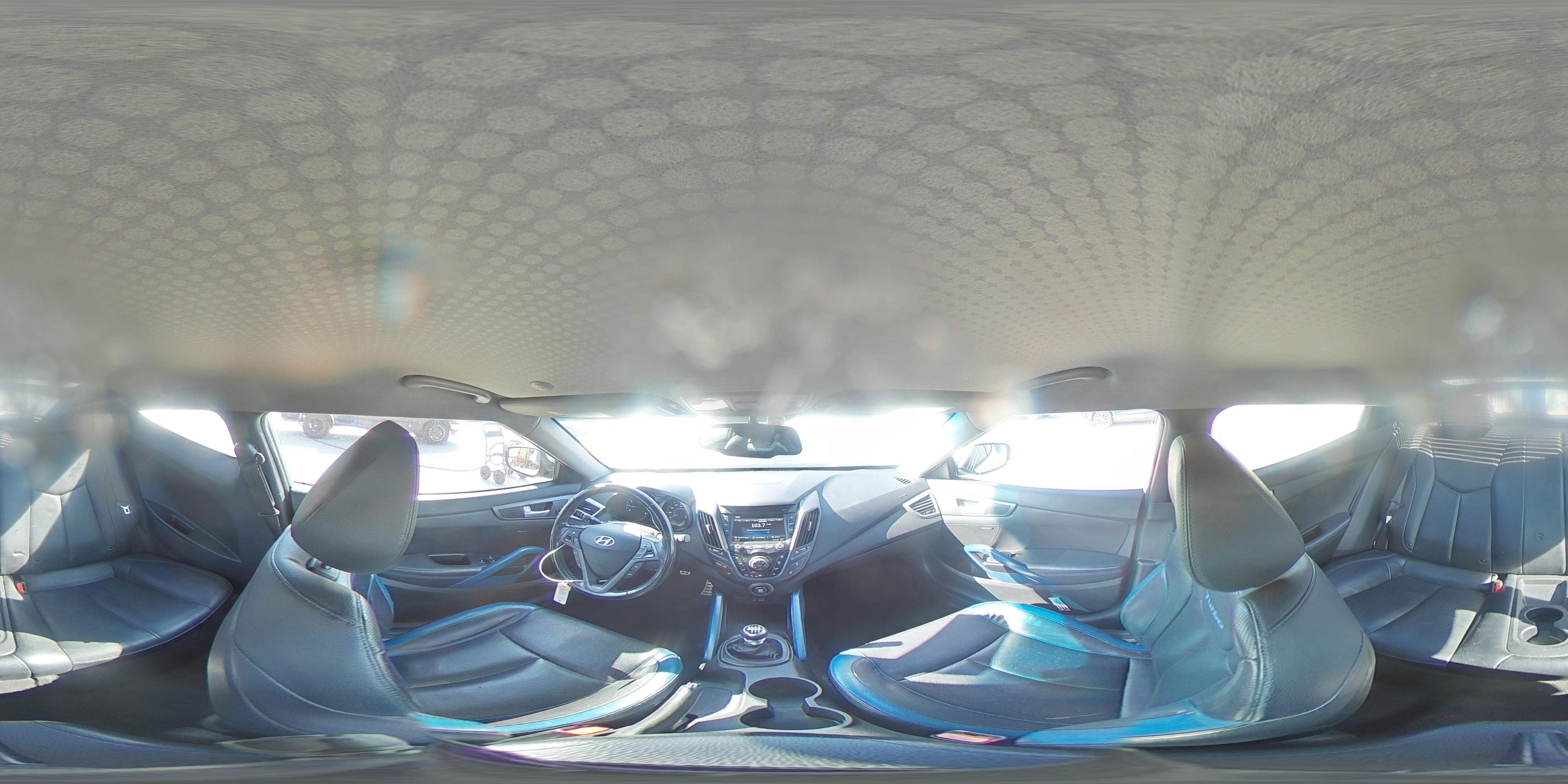 2014 Hyundai Veloster Turbo VIN: KMHTC6AE7EU191400 Lot: 80125425