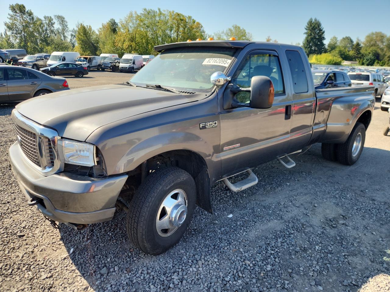 2003 Ford F350 Super Duty grey pickup diesel 1FTWX33PX3EC20060 photo #1