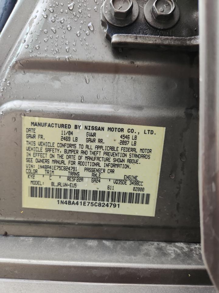 2005 Other Other VIN: 1N4BA41E75C824791 Lot: 80526575