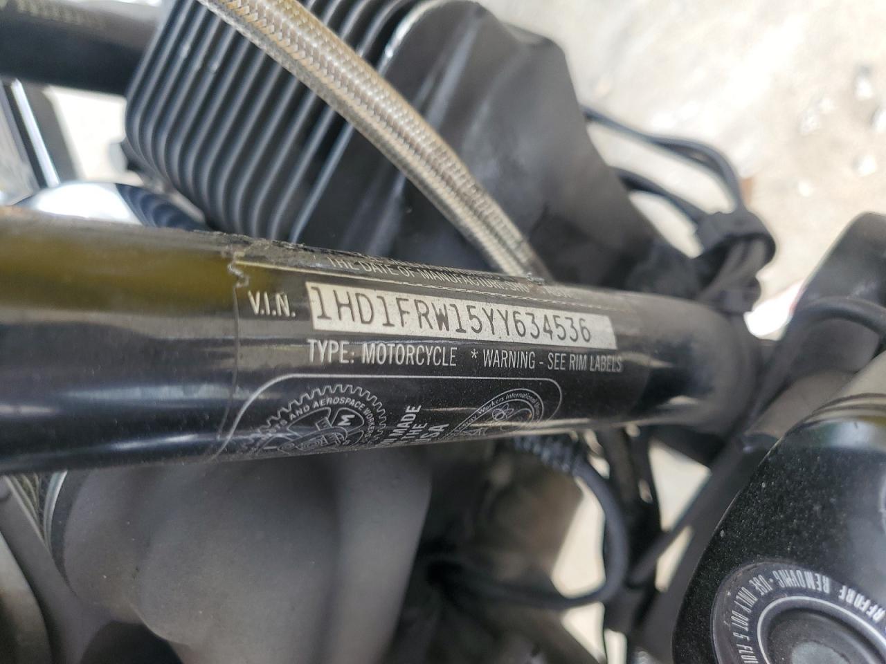 2000 Harley-Davidson Flhrci VIN: 1HD1FRW15YY634536 Lot: 81708865
