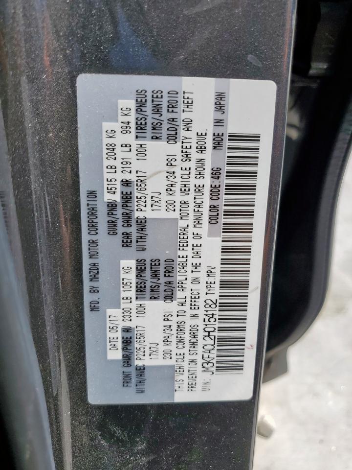 2017 Mazda Cx-5 Touring VIN: JM3KFACL2H0154182 Lot: 71955345