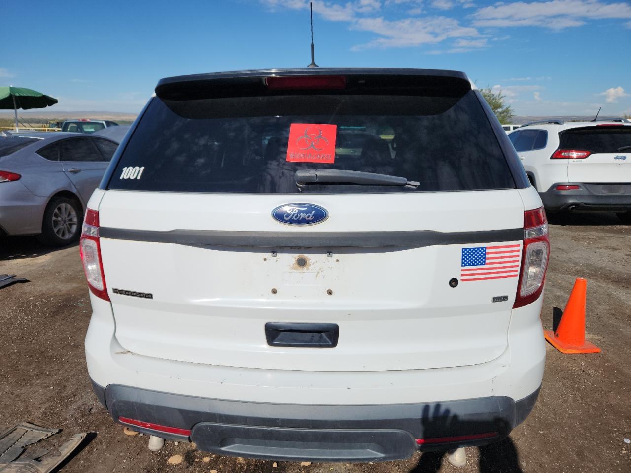 2015 Ford Explorer Police Interceptor VIN: 1FM5K8AR0FGC29902 Lot: 80710045