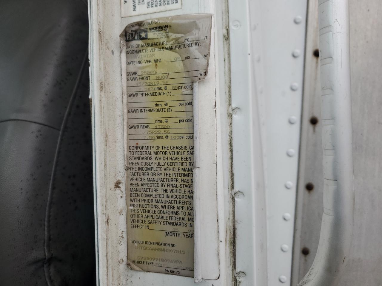 1998 International 4000 4700 VIN: 1HTSCAAM8WH507815 Lot: 81372145