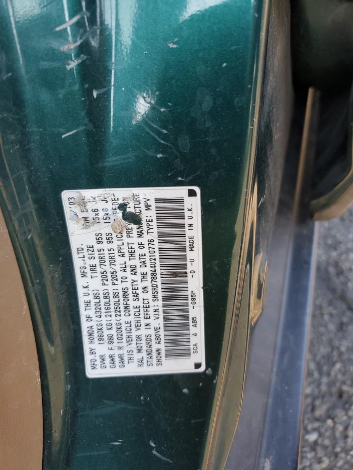 2004 Honda Cr-V Ex VIN: SHSRD78844U210776 Lot: 71307775