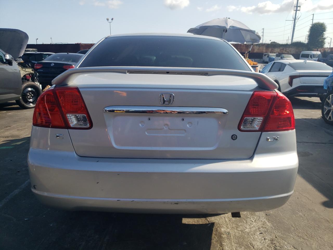 2003 Honda Civic Lx VIN: 2HGES16613H544137 Lot: 71861825
