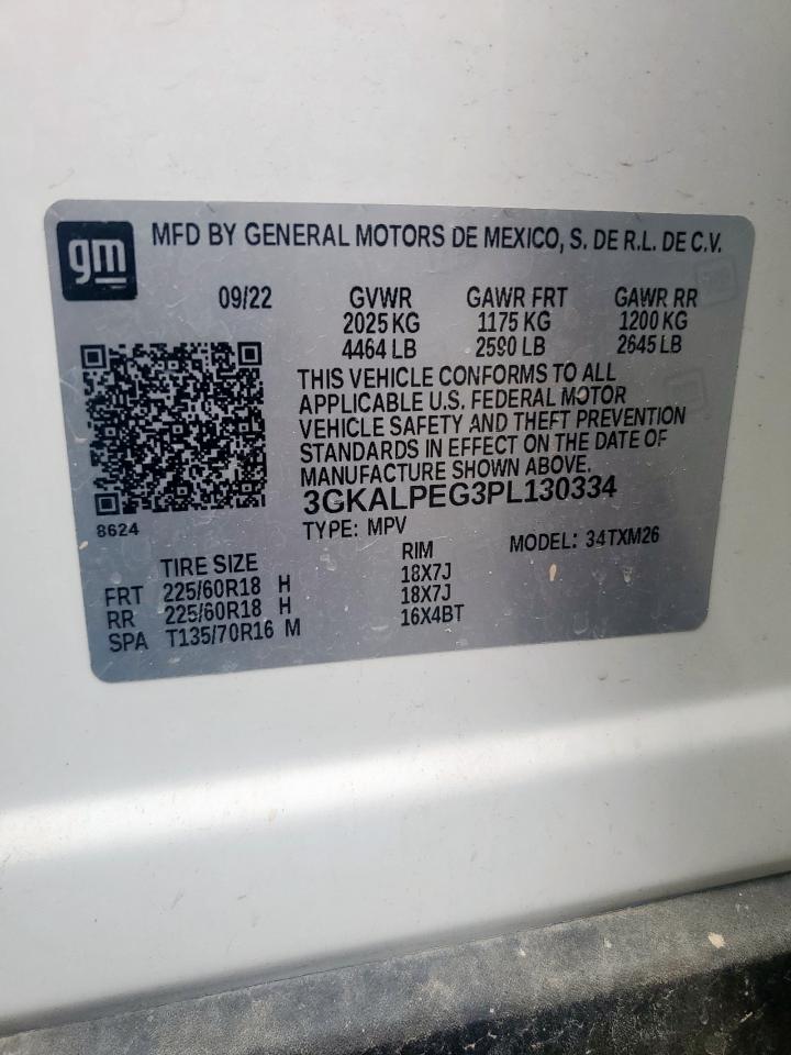 2023 GMC Terrain Slt VIN: 3GKALPEG3PL130334 Lot: 80916115