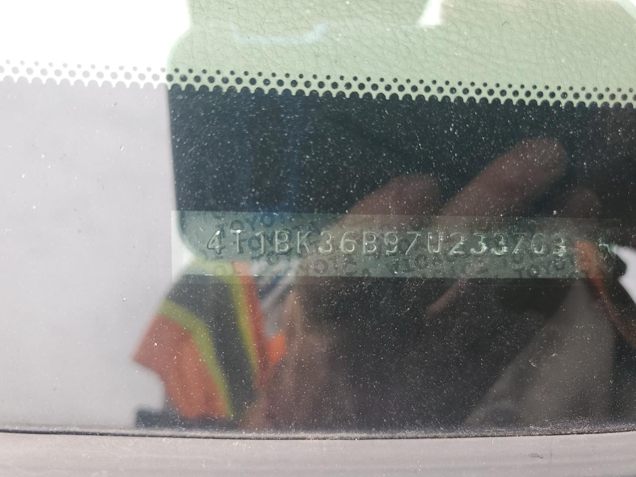 2007 Toyota Avalon Xl VIN: 4T1BK36B97U233709 Lot: 84863135