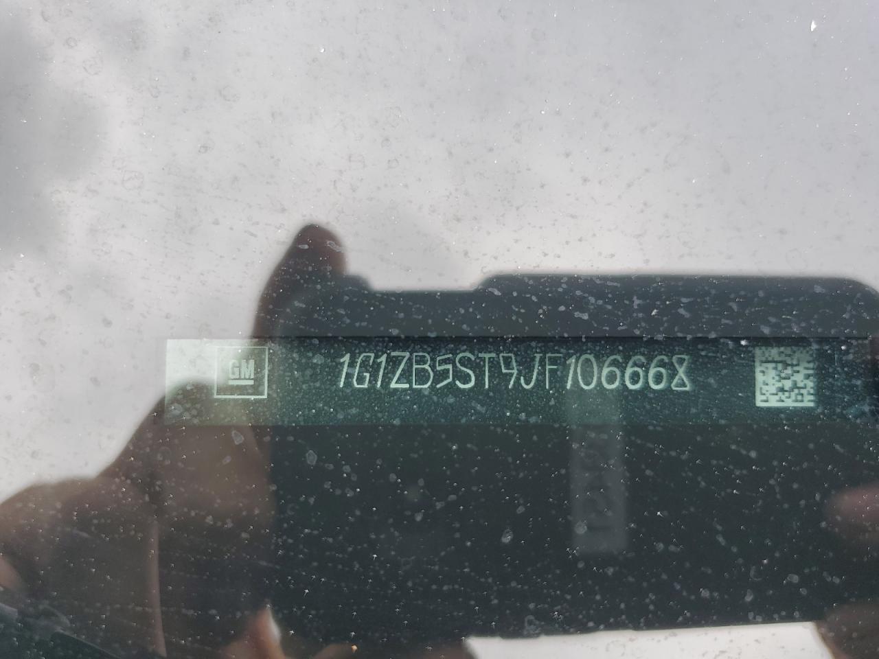 2018 Chevrolet Malibu Ls VIN: 1G1ZB5ST9JF106668 Lot: 84833345