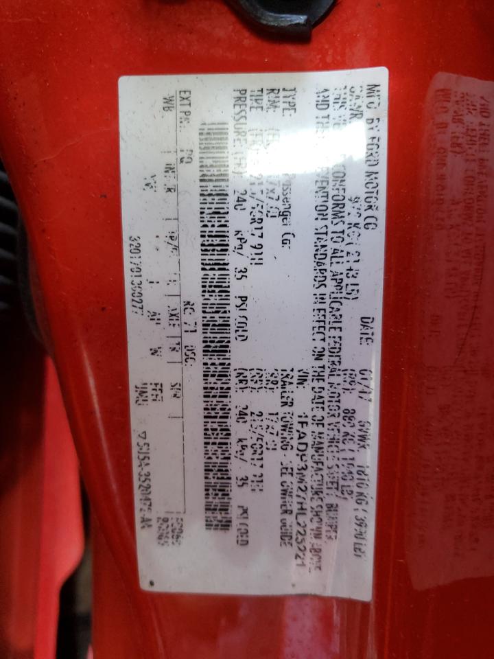 2017 Ford Focus Sel VIN: 1FADP3M27HL225221 Lot: 83962015