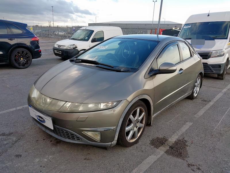 2008 HONDA CIVIC 1.8 I-VTEC EX 5DR for sale at Copart CHESTER