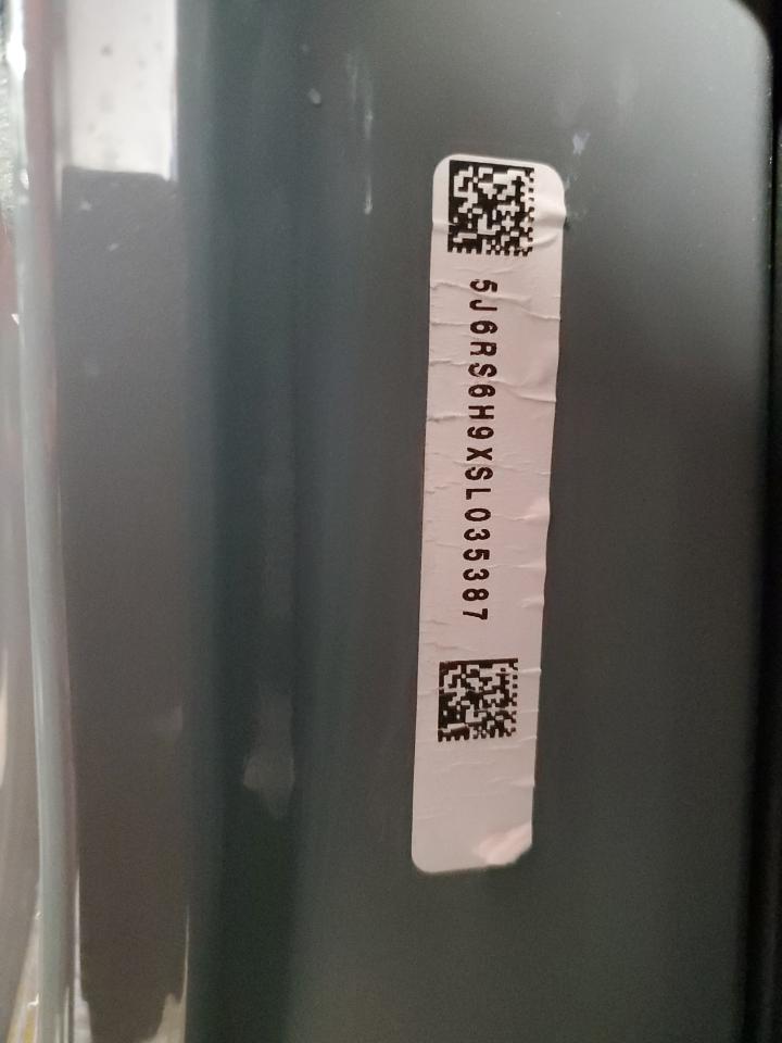 2025 Honda Cr-V Sport Touring VIN: 5J6RS6H9XSL035387 Lot: 82058585