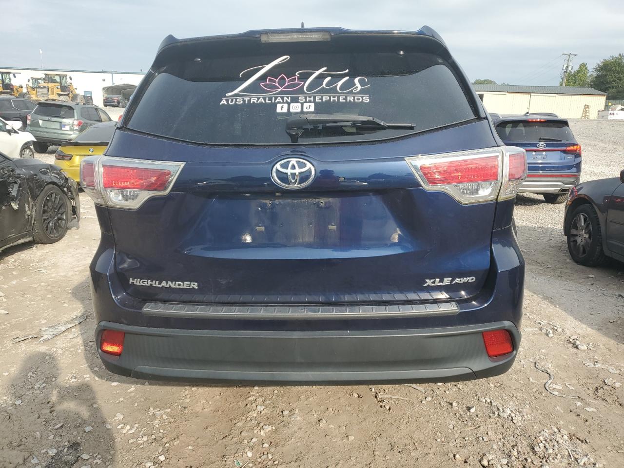 2015 Toyota Highlander Xle VIN: 5TDJKRFH6FS119242 Lot: 81686435