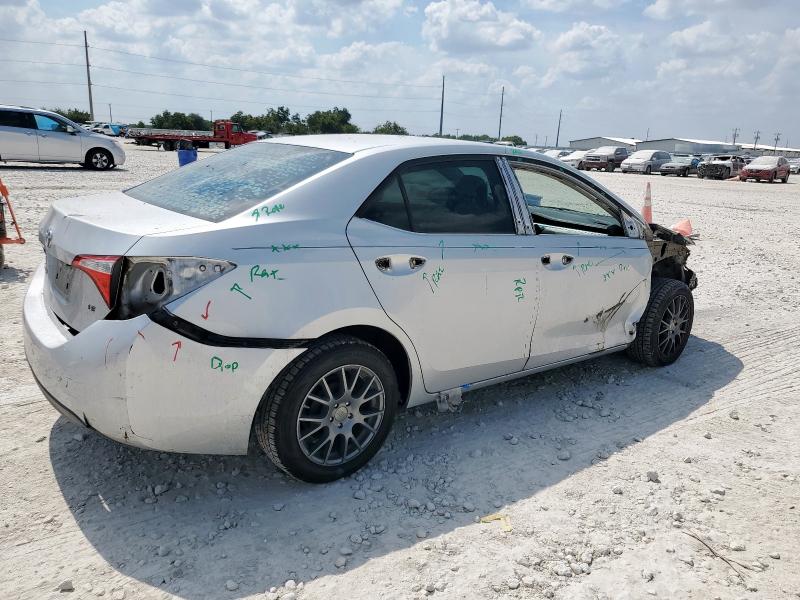  TOYOTA COROLLA 2016 Серебристый