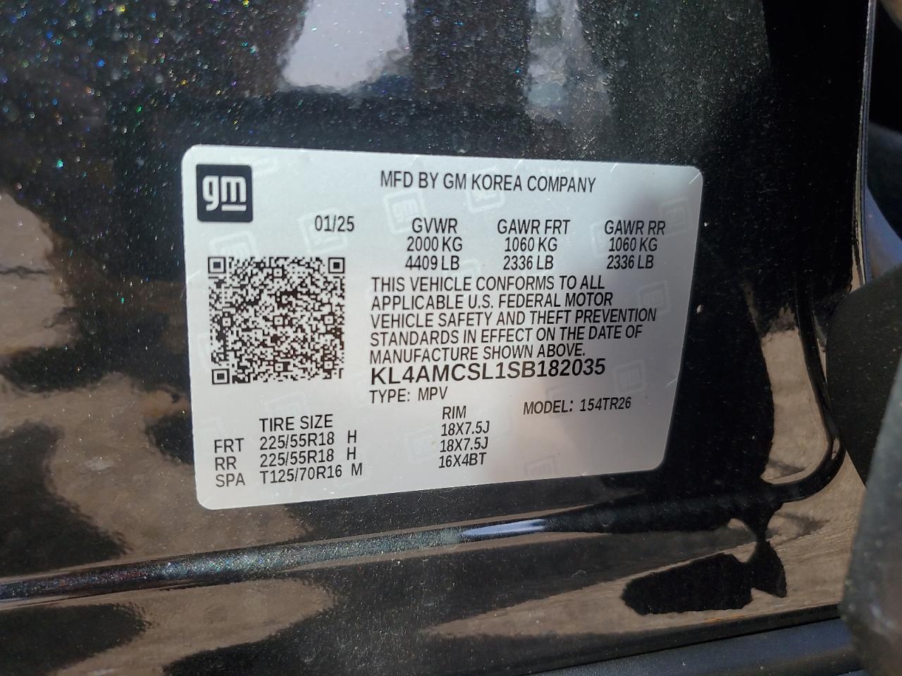 2025 Buick Encore Gx Preferred VIN: KL4AMCSL1SB182035 Lot: 83859895