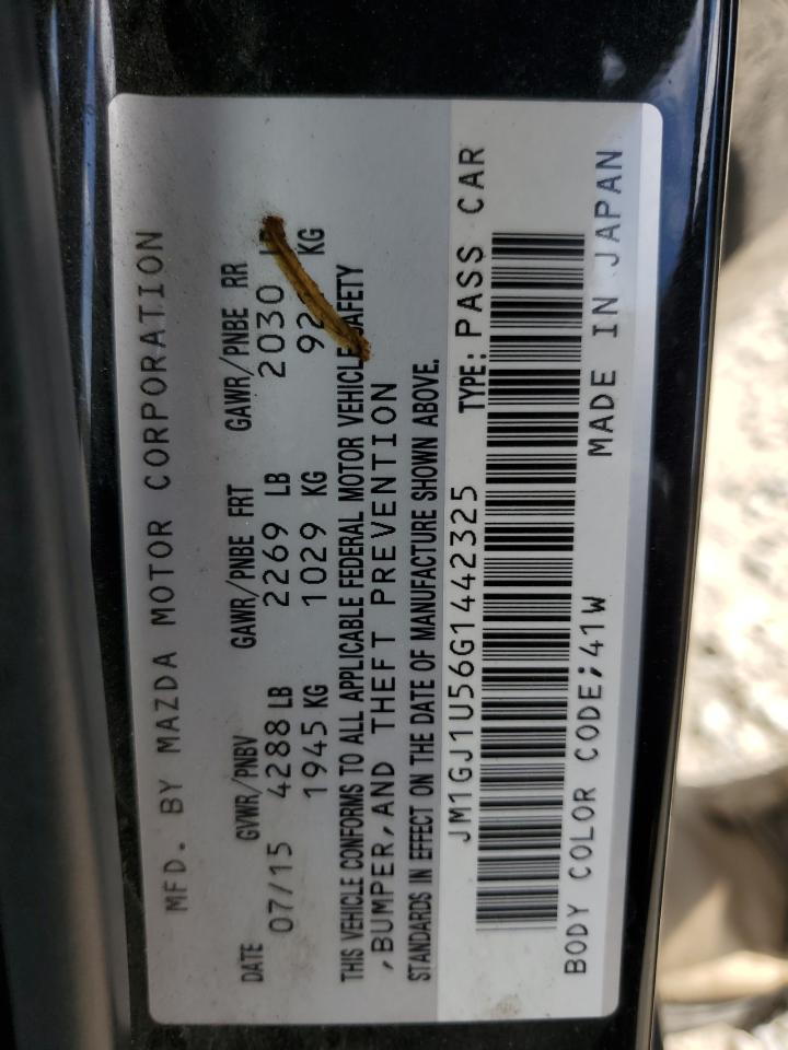 2015 Mazda 6 Sport VIN: JM1GJ1U56G1442325 Lot: 80748105