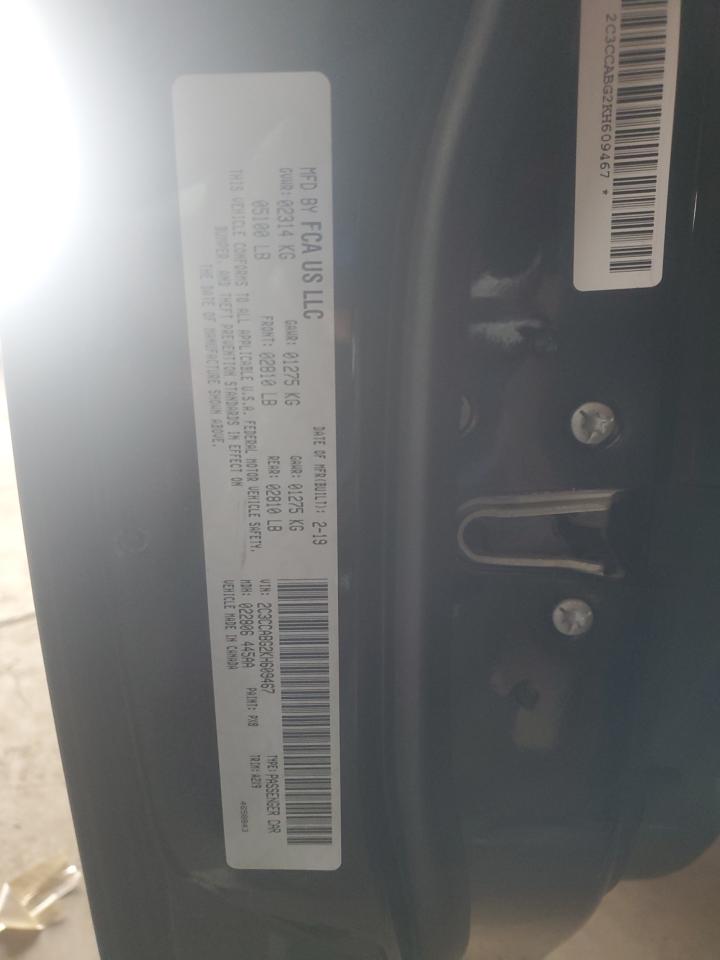 2019 Chrysler 300 S VIN: 2C3CCABG2KH609467 Lot: 81331145