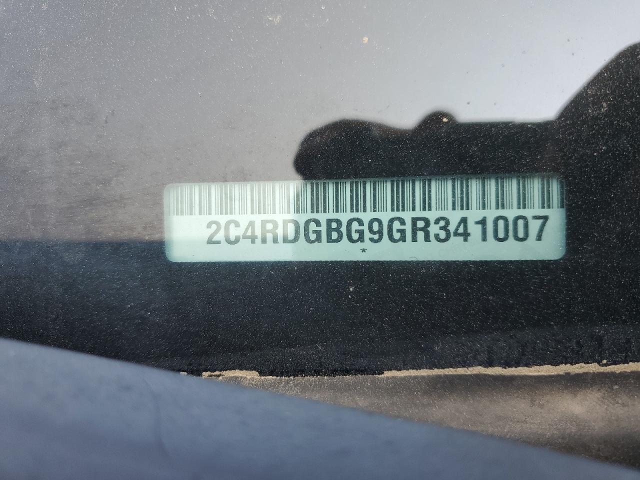 2016 Dodge Grand Caravan Se VIN: 2C4RDGBG9GR341007 Lot: 71657785