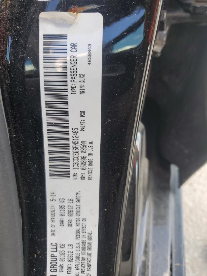 2015 Chrysler 200 C VIN: 1C3CCCEG6FN512485 Lot: 84207205